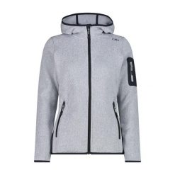 Bluza damska turystyczna CMP 3H19826. Szare bluzy CMP, l, bez wzorów, sportowe, bez ramiączek, bez kaptura. W wyprzedaży za 244.99 zł.