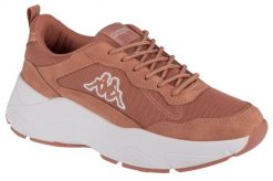 Buty sportowe Sneakersy damskie, Askja. Brązowe buty treningowe Kappa, bez wzorów, z materiału, przed kostkę, bez zapięcia, trekkingowe. Za 119.99 zł.