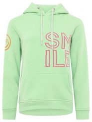 Zwillingsherz Bluza "Alissa 2.0" w kolorze różowo-zielonym rozmiar: L. Różowe bluzy Zwillingsherz, l, bez wzorów, bez ramiączek, z kapturem. Za 198.56 zł.