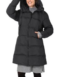 Timezone Płaszcz pikowany w kolorze czarnym rozmiar: S. Czarne płaszcze Timezone, s, bez wzorów, bez kaptura. Za 197.63 zł.