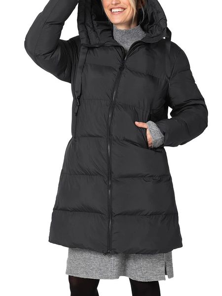 Timezone Płaszcz pikowany w kolorze czarnym rozmiar: S. Czarne płaszcze Timezone, s, bez wzorów, bez kaptura. Za 197.63 zł.