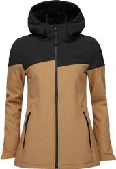 Damska kurtka softshell Loap Ludysa brązowa. Brązowe kurtki Scarpa, na jesień, s, bez wzorów, z elastanu, bez kaptura. Za 229.79 zł.