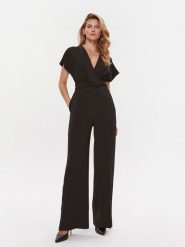 Boss Kombinezon Debasa 50500086 Czarny Wide Leg. Czarne sukienki Boss, bez wzorów, z wiskozy, bez kołnierzyka, bez ramiączek. Za 2,389.00 zł.