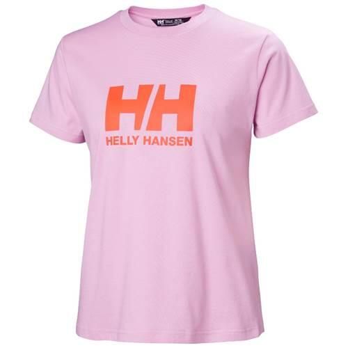 Koszulka sportowa damska Helly Hansen Logo. Czerwone t-shirty sportowe Helly Hansen, l, bez wzorów, z bawełny, bez ramiączek. Za 243.00 zł.