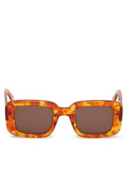 Roxy Okulary przeciwsłoneczne RX6771 Brązowy. Brązowe okulary przeciwsłoneczne Roxy, bez wzorów, z tworzywa sztucznego, plastikowe. Za 139.99 zł.