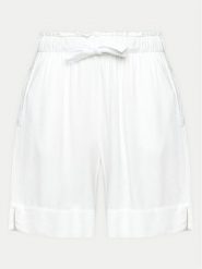 Deha Bermudy A00637 Biały Regular Fit. Białe szorty Deha, bez wzorów, z materiału. Za 239.99 zł.