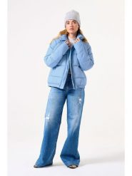 Garcia Kurtka zimowa w kolorze błękitnym rozmiar: XL. Niebieskie kurtki Garcia, na zimę, xl, bez wzorów, z puchu, bez kaptura. Za 295.99 zł.