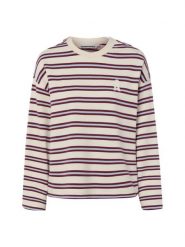 ARMEDANGELS Bluza Kobiety Bawełna (100%) biały|niebieski|czerwony, M. Białe bluzy ARMEDANGELS, m, bez wzorów, z bawełny, bez kaptura. Za 449.95 zł.