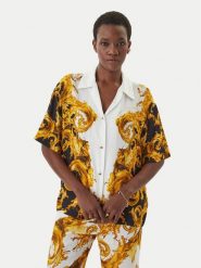 Versace Jeans Couture Koszula 80HAL2P9 NS832 Kolorowy Regular Fit. Koszule Versace Jeans Couture, bez wzorów, z jeansu, bez kołnierzyka, bez ramiączek. Za 1,879.00 zł.