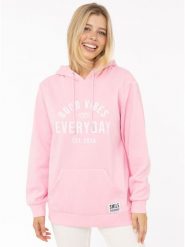 Zwillingsherz Bluza "Everyday" w kolorze jasnoróżowym rozmiar: L/XL. Różowe bluzy Zwillingsherz, l, bez wzorów, z kapturem. Za 214.19 zł.