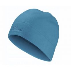 Czapka zimowa dla dorosłych Jack Wolfskin Real Stuff. Niebieskie czapki zimowe Jack Wolfskin, bez wzorów, z polaru. Za 62.00 zł.