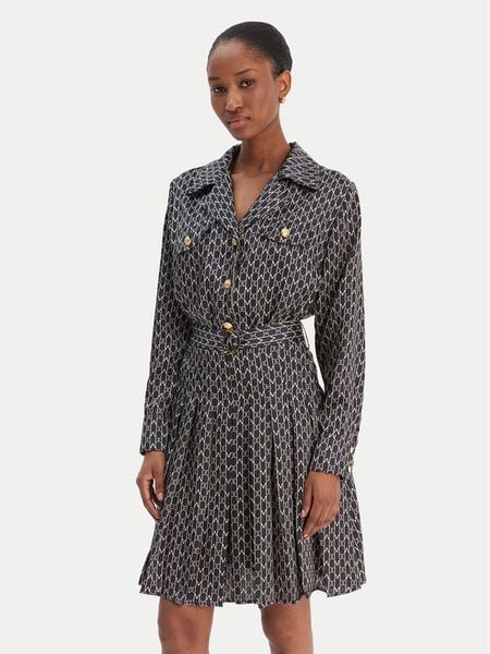 Marciano Guess Sukienka codzienna 6RGK30 7435A Czarny Regular Fit. Czarne sukienki Marciano Guess, na co dzień, z aplikacjami, z syntetyku, bez kołnierzyka, bez ramiączek, proste. Za 1,109.00 zł.