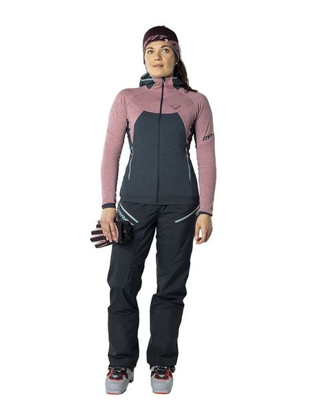 DYNAFIT Kurtka polarowa "Tour Wool" w kolorze jasnoróżowo-antracytowym rozmiar: XL. Czarne kurtki Dynafit, xl, bez wzorów, z materiału, bez kaptura. Za 249.17 zł.