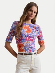 LAUREN RALPH LAUREN Bluzka 200957667001 Kolorowy Slim Fit. Bluzki Lauren Ralph Lauren, m, bez wzorów, z bawełny, bez kołnierzyka, bez ramiączek. Za 229.99 zł.