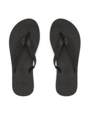 Roxy Japonki ARJL100673 Czarny. Czarne japonki Roxy, bez wzorów, z tworzywa sztucznego. Za 89.99 zł.