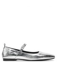 Vagabond Shoemakers Baleriny Delia 5307-483-79 Srebrny. Szare baleriny Vagabond Shoemakers, bez wzorów, ze skóry, bez obcasa, bez zapięcia. Za 479.99 zł.