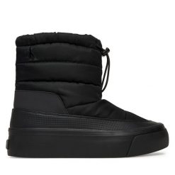 Śniegowce Calvin Klein. Czarne śniegowce Calvin Klein, bez wzorów, z nylonu, bez zapięcia. Za 389.99 zł.