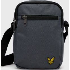 Lyle & Scott saszetka kolor szary. Szare nerki i saszetki Lyle & Scott, bez wzorów, bez dodatków. W wyprzedaży za 124.99 zł.