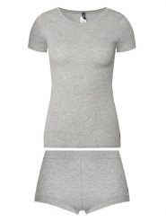 Polo Ralph Lauren Piżama 4P0719 Szary Regular Fit. Szare piżamy Polo Ralph Lauren, s, bez wzorów, z bawełny, bez kołnierzyka, bez ramiączek. Za 509.99 zł.