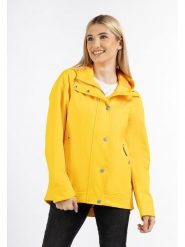 Schmuddelwedda Kurtka przeciwdeszczowa w kolorze żółtym rozmiar: L. Żółte kurtki przeciwdeszczowe Schmuddelwedda, l, z aplikacjami, z materiału, bez kaptura, outdoorowe. Za 500.38 zł.