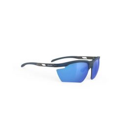Okulary Rudy Project MAGNUS BLUE NAVY MATTE - Multilaser Blue. Brązowe okulary przeciwsłoneczne Rudy Project, bez wzorów. Za 880.00 zł.