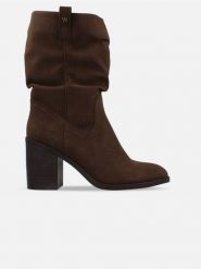 Wrangler Botki "Judy" w kolorze brązowym rozmiar: 37. Brązowe botki Wrangler, bez wzorów, eleganckie, bez obcasa, bez zapięcia. Za 239.95 zł.