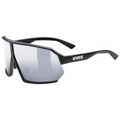Okulary sportowe Uvex Sportstyle 237. Czarne okulary przeciwsłoneczne UVEX, bez wzorów. Za 410.00 zł.
