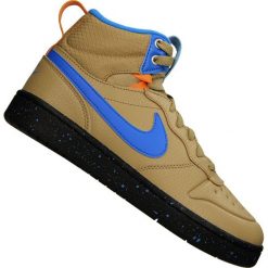 Żółte Buty Nike Court Borough Mid Boot 2 (GS) Jr BQ5440-701. Żółte buty treningowe Nike, na jesień, bez wzorów, z materiału, bez zapięcia, nike court. W wyprzedaży za 309.00 zł.