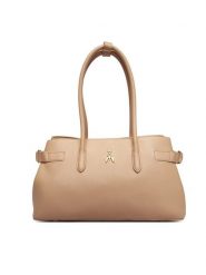 Patrizia Pepe Torebka 8B0305/L162 Beżowy. Brązowe torebki klasyczne Patrizia Pepe, bez wzorów, ze skóry, bez dodatków. Za 1,709.00 zł.