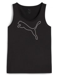 Puma Top "TAD ESS" w kolorze czarnym rozmiar: 140. Czarne topy Puma, bez wzorów, bez kołnierzyka, bez ramiączek. Za 64.95 zł.