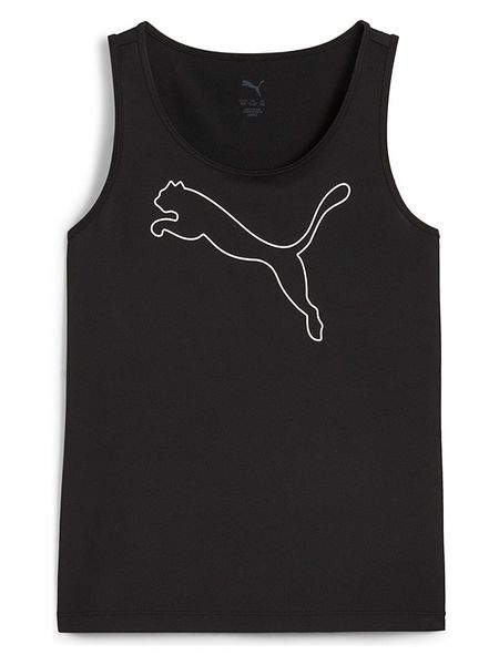 Puma Top "TAD ESS" w kolorze czarnym rozmiar: 164. Czarne topy Puma, bez wzorów, bez kołnierzyka, bez ramiączek. Za 59.95 zł.