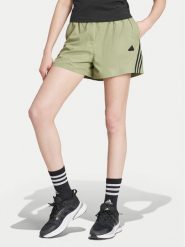 Adidas Szorty sportowe Future Icons 3-Stripes IW7707 Zielony Loose Fit. Zielone szorty sportowe adidas, bez wzorów, z syntetyku. Za 99.99 zł.