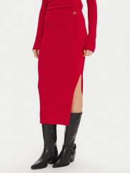 TWINSET Spódnica ołówkowa 242TT3026 Czerwony Slim Fit. Czerwone spódnice Twinset, xl, bez wzorów, z syntetyku, ołówkowe. Za 229.99 zł.