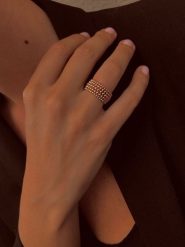 Les Petites Précieuses Pozłacany pierścionek rozmiar: 56. Czerwone pierścionki Les Petites Précieuses, pozłacane. Za 173.99 zł.