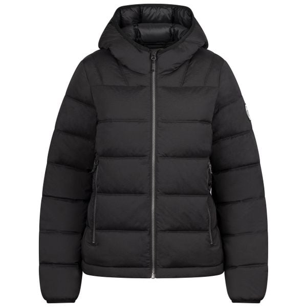 Trespass Rollins - Kurtka damska casual w kolorze czarnym. Czarne kurtki Trespass, xl, z aplikacjami, z materiału, casualowe, bez kaptura. Za 316.55 zł.