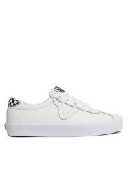 Vans Tenisówki Sport Low VN000CQRWHT1 Biały. Białe trampki Vans, bez wzorów, ze skóry, sportowe, bez zapięcia. Za 259.99 zł.