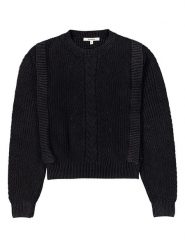 Garcia Sweter w kolorze czarnym rozmiar: XL. Czarne swetry Garcia, xl, bez wzorów, z bawełny, bez ramiączek. Za 101.23 zł.