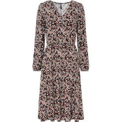 Sukienka midi. Brązowe sukienki bonprix, bez wzorów, bez kołnierzyka, bez ramiączek, midi. Za 124.99 zł.