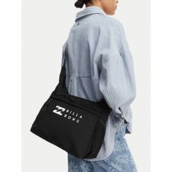 Torebka Billabong. Czarne listonoszki Billabong, bez wzorów, bez dodatków. Za 79.99 zł.