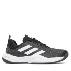 Buty na siłownię adidas. Czarne buty treningowe adidas, bez wzorów, bez zapięcia, na fitness i siłownię. Za 309.99 zł.