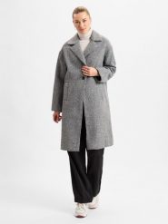Opus Płaszcz - Hannie Kobiety szary, 40. Szare płaszcze Opus, bez wzorów, eleganckie, bez kaptura. Za 479.95 zł.