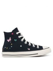 Converse Trampki Chuck Taylor All Star Doodles A15508C Czarny. Czarne trampki Converse, bez wzorów, z materiału, retro, bez zapięcia. Za 289.99 zł.