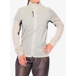 Kurtka wiatrówka damska Inov-8 Windshell Pro. Szare kurtki przejściowe sportowe Inov-8, bez wzorów, z softshellu, bez kaptura, trekkingowe. Za 371.99 zł.