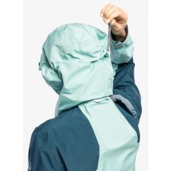 Kurtka z membraną damska La Sportiva Alpine Guide GTX Jacket. Zielone kurtki La Sportiva, bez wzorów, bez kaptura. Za 1,857.99 zł.