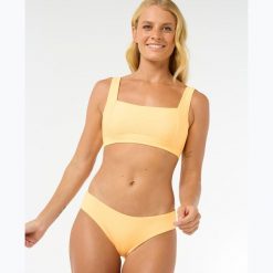 Dół od stroju kąpielowego Rip Curl Premium Surf Full. Brązowe bikini RIPCURL, bez wzorów. Za 129.99 zł.