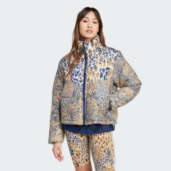 Kurtka adidas x FARM Rio Padded. Brązowe kurtki adidas, xs, bez wzorów, z materiału, bez kaptura. Za 549.00 zł.