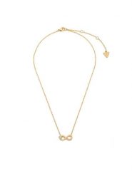 Guess Naszyjnik JUBN06 047JW Złoty. Żółte naszyjniki Guess, ze stali. Za 248.99 zł.