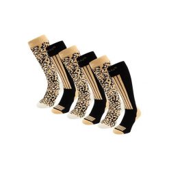 Skarpety narciarskie - Damskie - 6 par - Czarne wielokolorowe. Czarne skarpetki POEDERBAAS, bez wzorów, z wełny, narciarskie. W wyprzedaży za 329.62 zł.