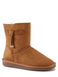 ISLAND BOOT Botki zimowe "Kinsac" w kolorze jasnobrązowym rozmiar: 40. Brązowe botki Island Boot, bez wzorów, z materiału, bez obcasa, bez zapięcia. Za 99.80 zł.