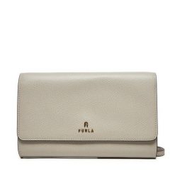 Torebka Furla. Brązowe listonoszki Furla, bez wzorów, bez dodatków. Za 799.99 zł.